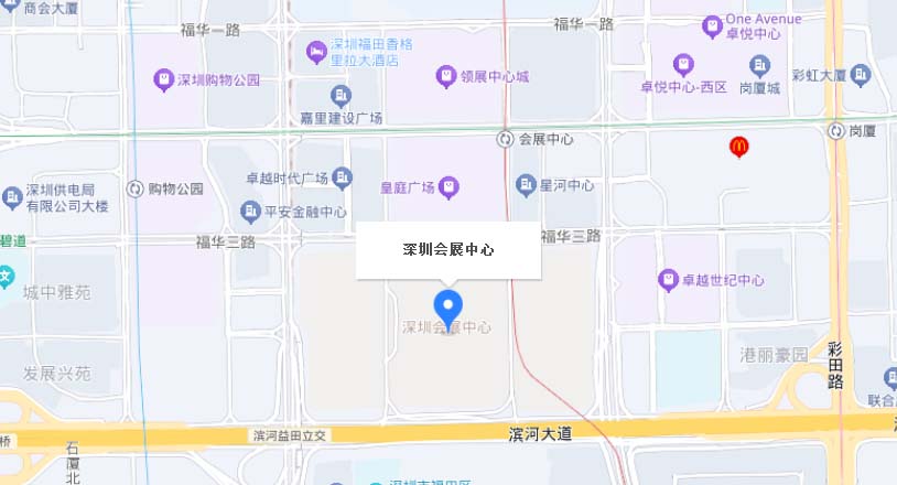 深圳家博会交通路线地图